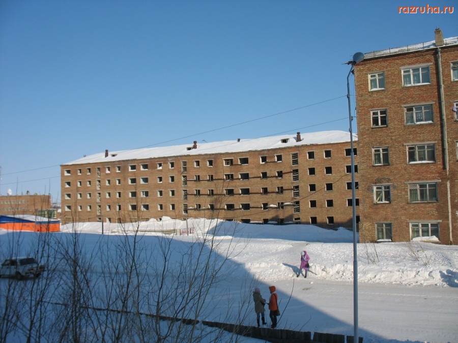 Игарка - Строительство на мерзлоте