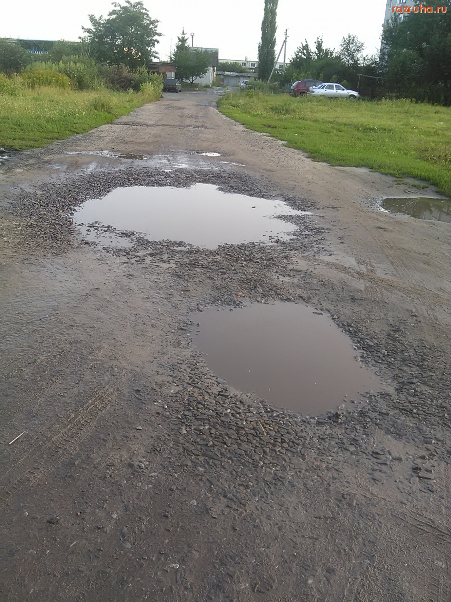 Курская область - Ямы на дороге