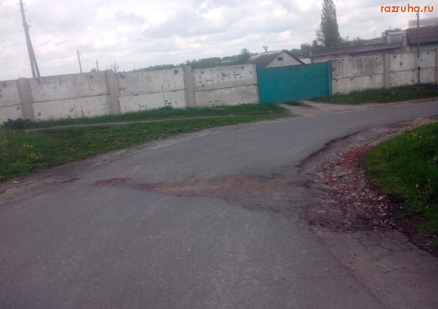 Курская область - Яма на дороге