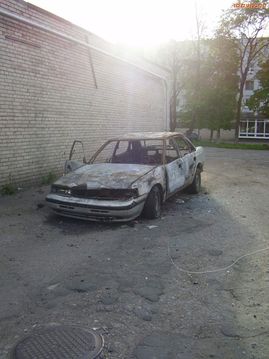 Кингисепп - Сгоревшая иномарка