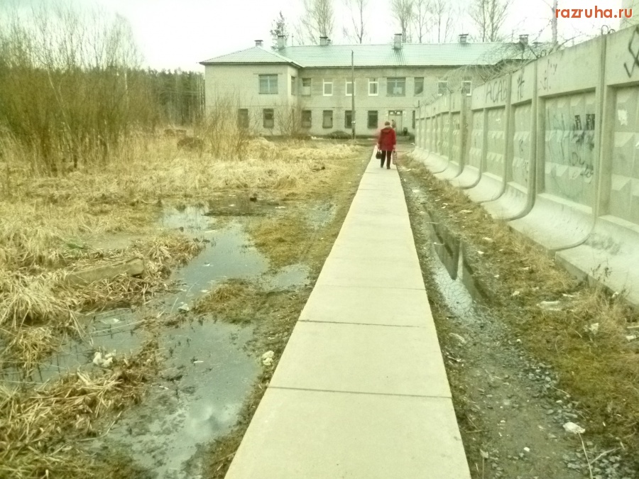 Отрадное - Отрадное, каменная тропа с Лесного переулка к зданию старой поликлиники - сейчас - станция скорой помощи и стоматология