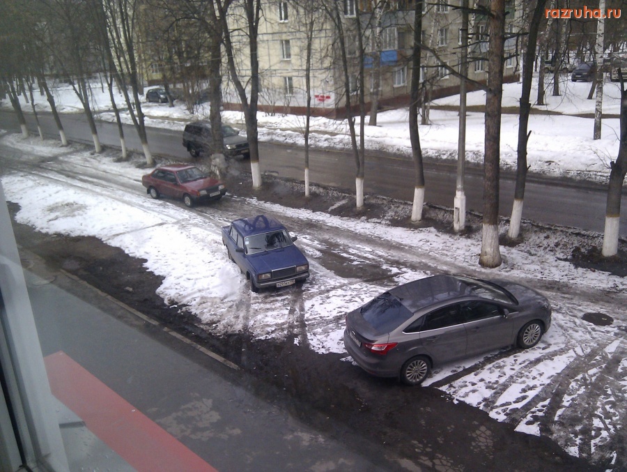 Монино - НАД ПЯТЕРОЧКОЙ -ВИД СВЕРХУ НА ТРОУТАР