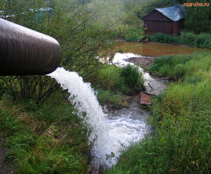 Дубровка - Загрязнение речки Дубровка (Невская Дубровка)