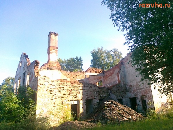 Дубровка - Невская Дубровка. Разрушенное здание столовой.