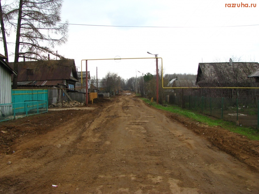 Сернур - после водопровода