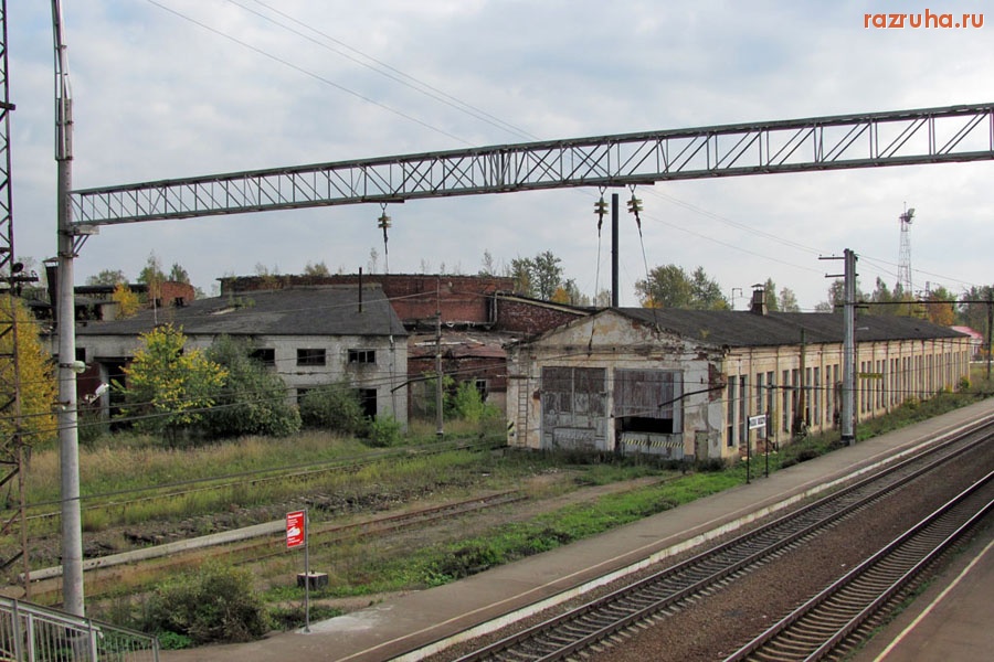 Малая Вишера - Общая панорама депо и рядом ПТОЛ