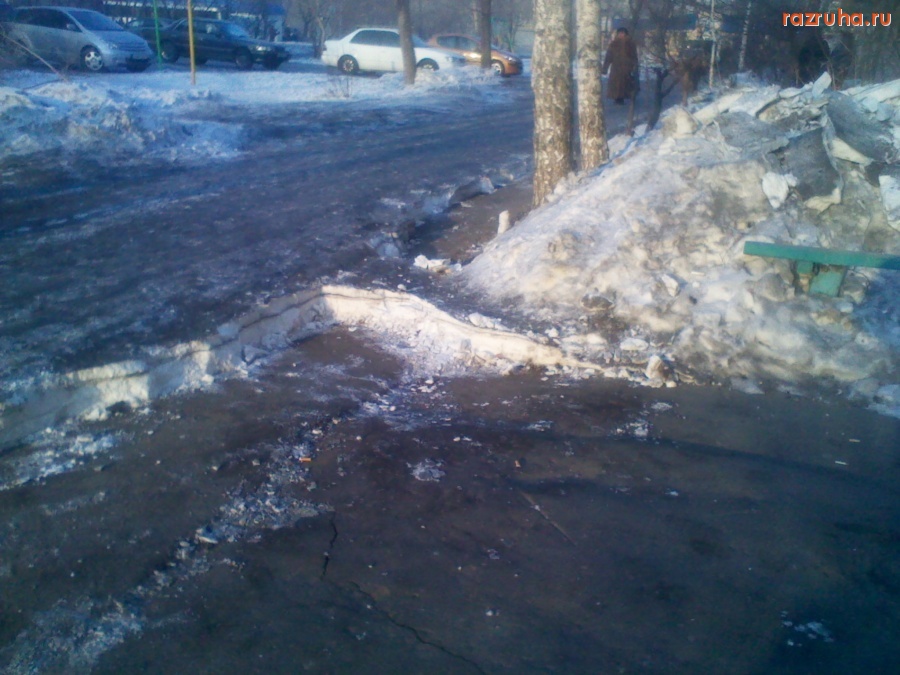 Омск - небольшой слой снежка к весне убран!