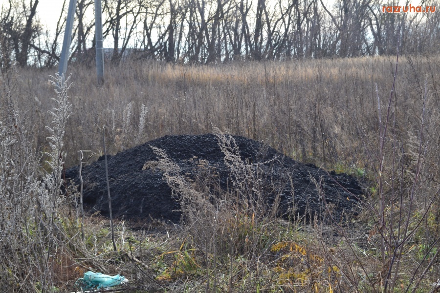 Орловская область - Асфальт в чистом поле.