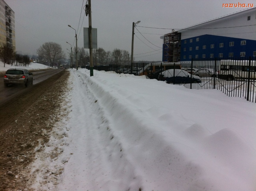 Пенза - ул. Воронова. В этом городе вообще забили на пешеходов