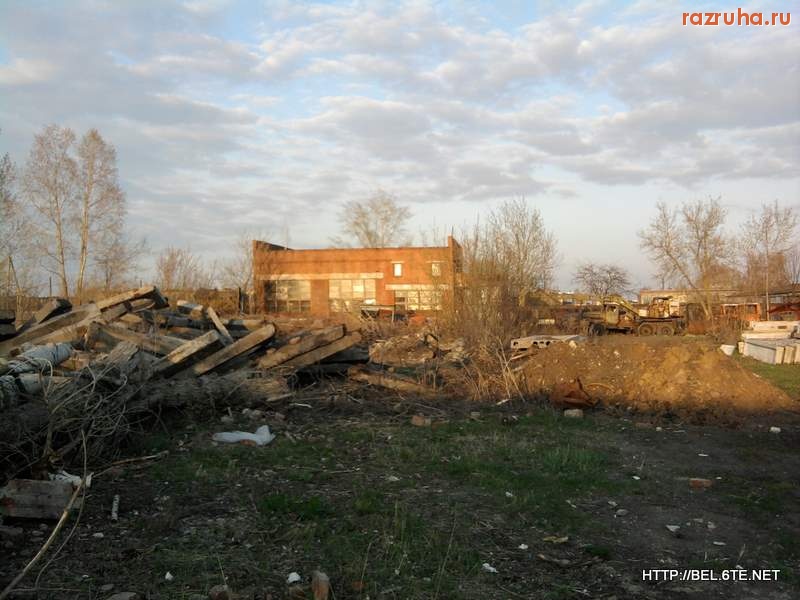 Белинский - Развалины на территории, прилегающим к ремзаводу город Белинский