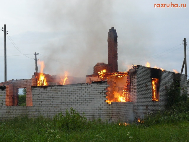 Новоржев - пожар