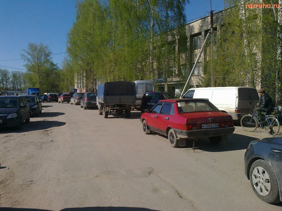 Ермишь - Первая пробка в Ермиши