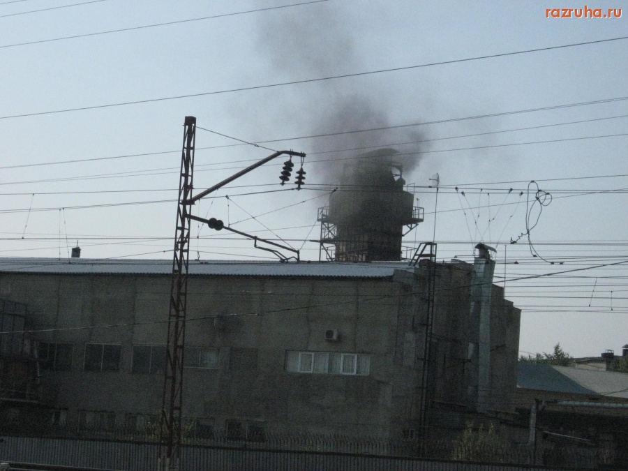 Электроугли - одна из труб г.Электроугли.Завод.