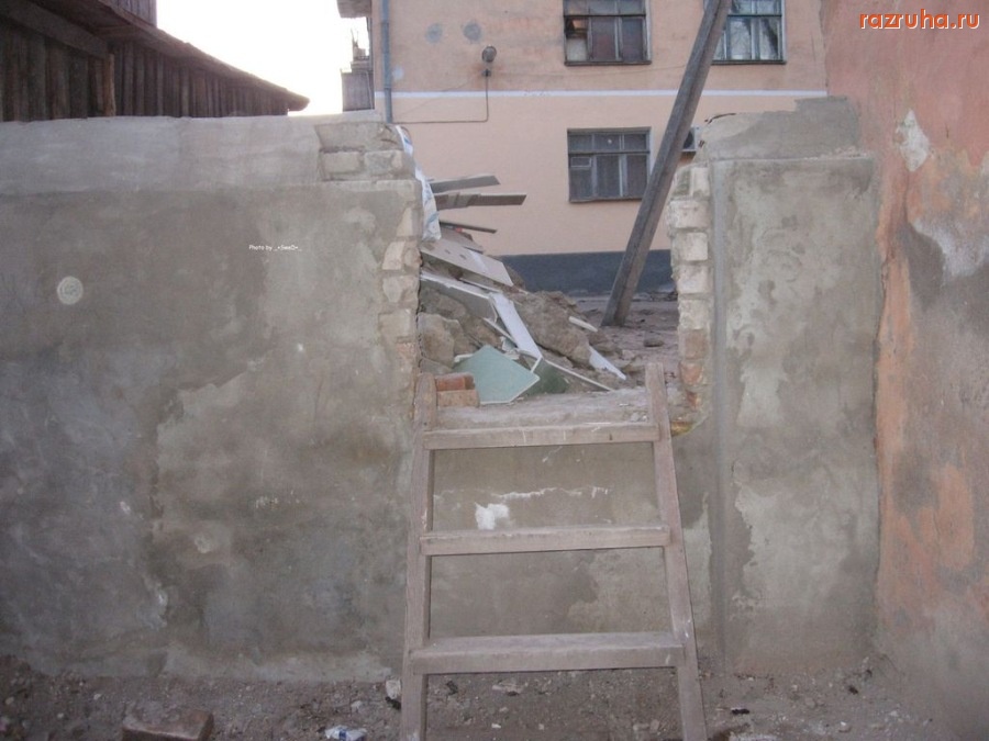 Псков - Срезка через стену