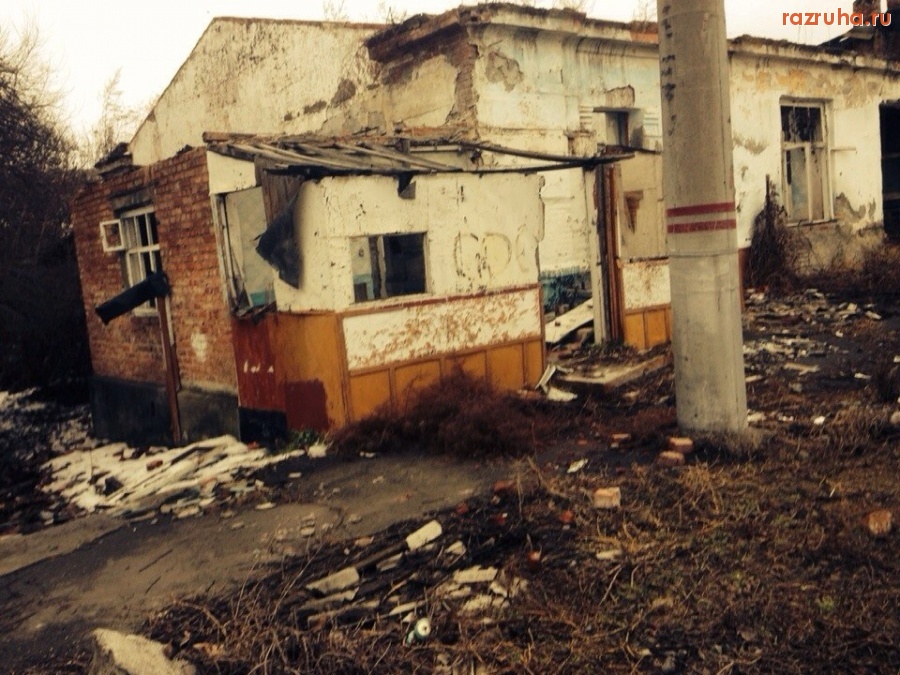 Беслан - Сгоревший дом