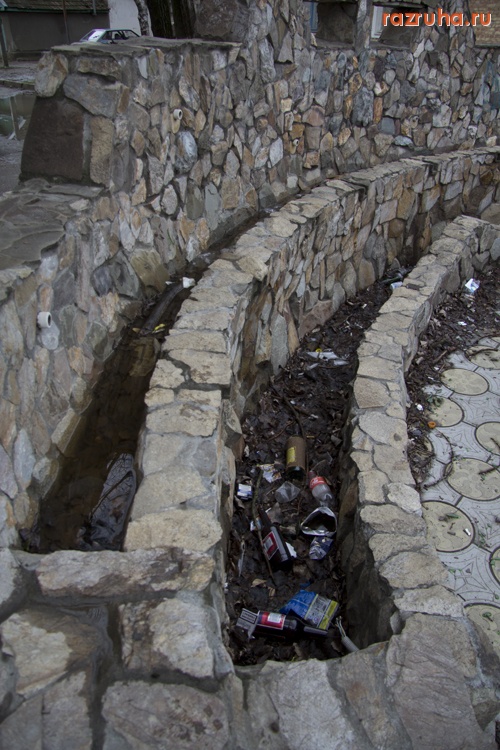 Минеральные Воды - фонтан на въезде в город