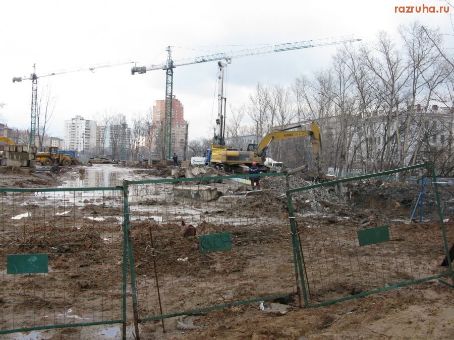 Москва - Снесли пятиэтажку