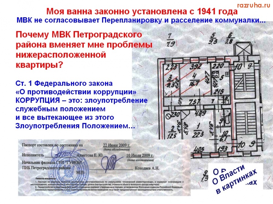 Санкт-Петербург - Моя ванна законно установлена с 1941 г. О Власти в картинках
