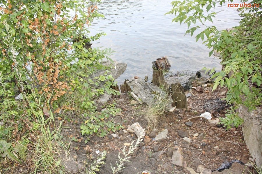 Санкт-Петербург - Петроградский район.  Малая Невка. Берега. ЭКОЛОГИЯ