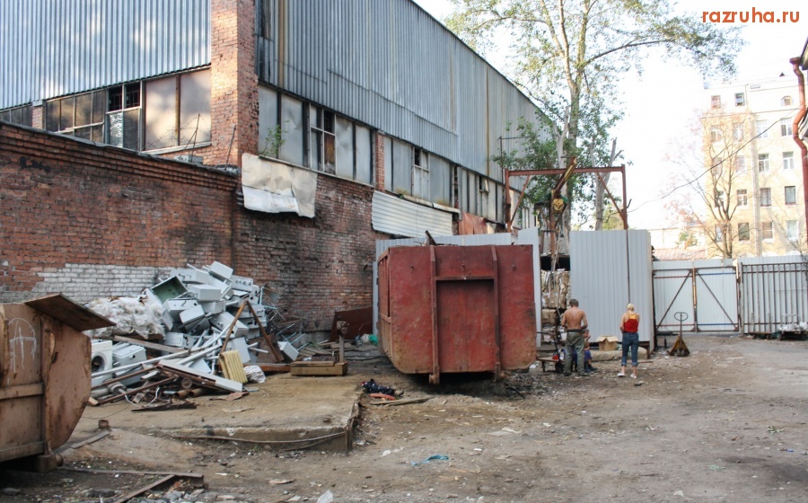 Санкт-Петербург - Петроградский район. Двор Чкаловских бань.