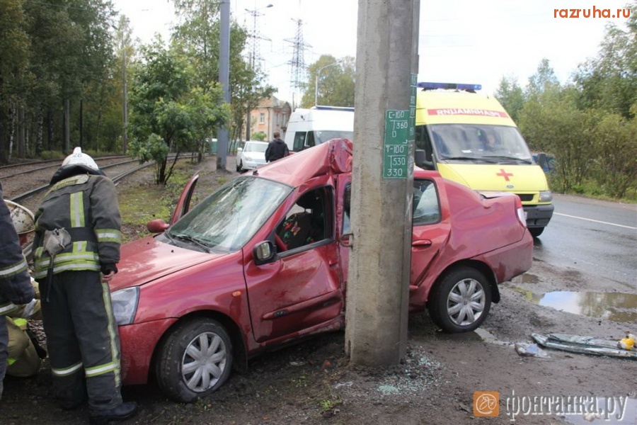 Санкт-Петербург - В Красногвардейском районе произошли два ДТП. Пострадали двое