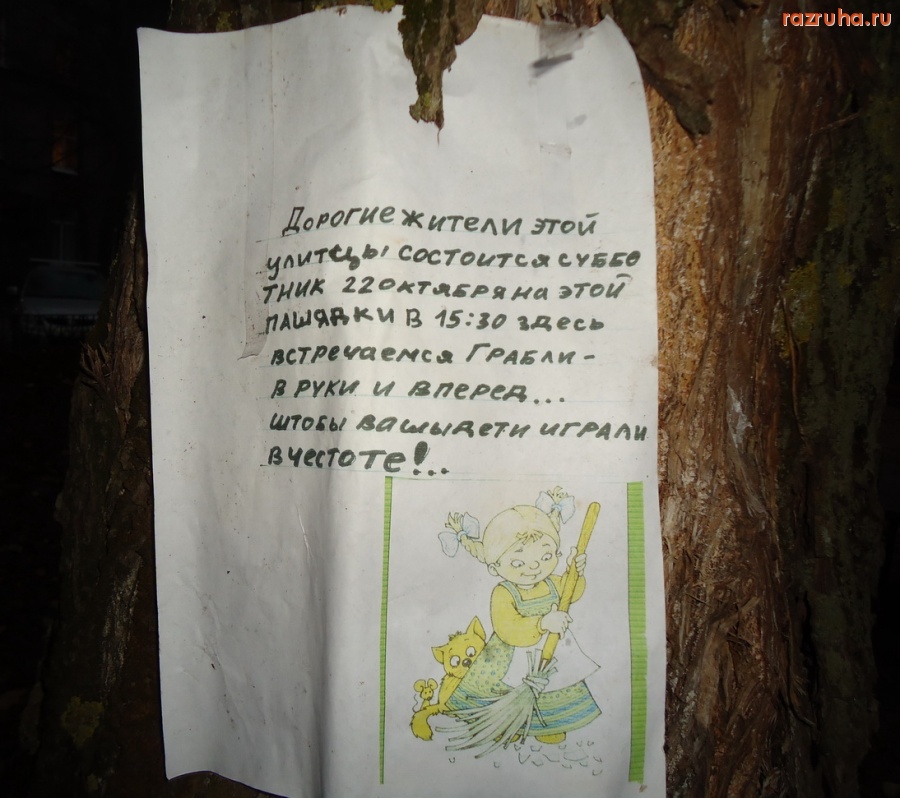 Санкт-Петербург - Приглашение на субботник