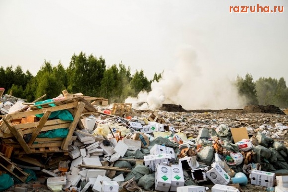 Санкт-Петербург - Незаконная свалка у Парнаса горит и отравляет всё вокруг