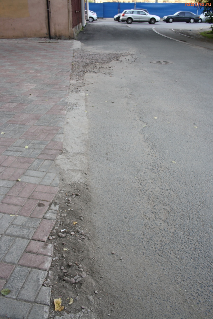 Санкт-Петербург - Петроградский район. Отчитались: плитка и асфальт уложены