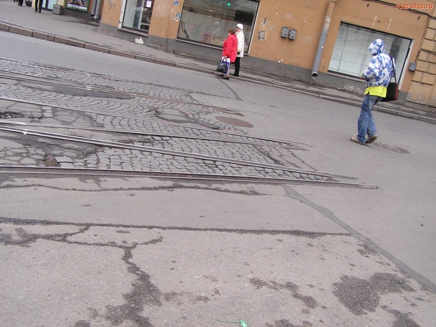 Санкт-Петербург - Трамвайные рельсы ниоткуда