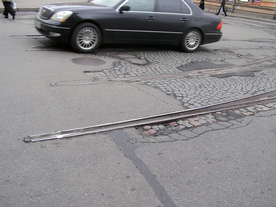 Санкт-Петербург - Трамвайные рельсы в никуда