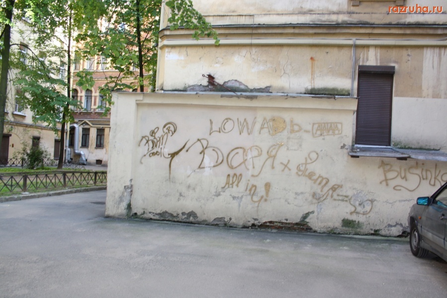 Санкт-Петербург - Непарадная Петроградка. Ул. Блохина. Дворы. Арки. Фасады.