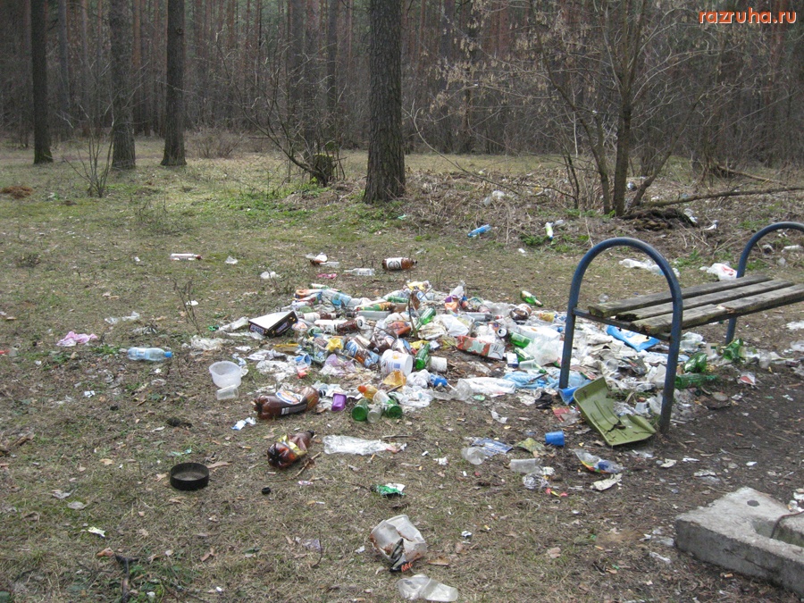Тверь - Мусор  в первомайской роще