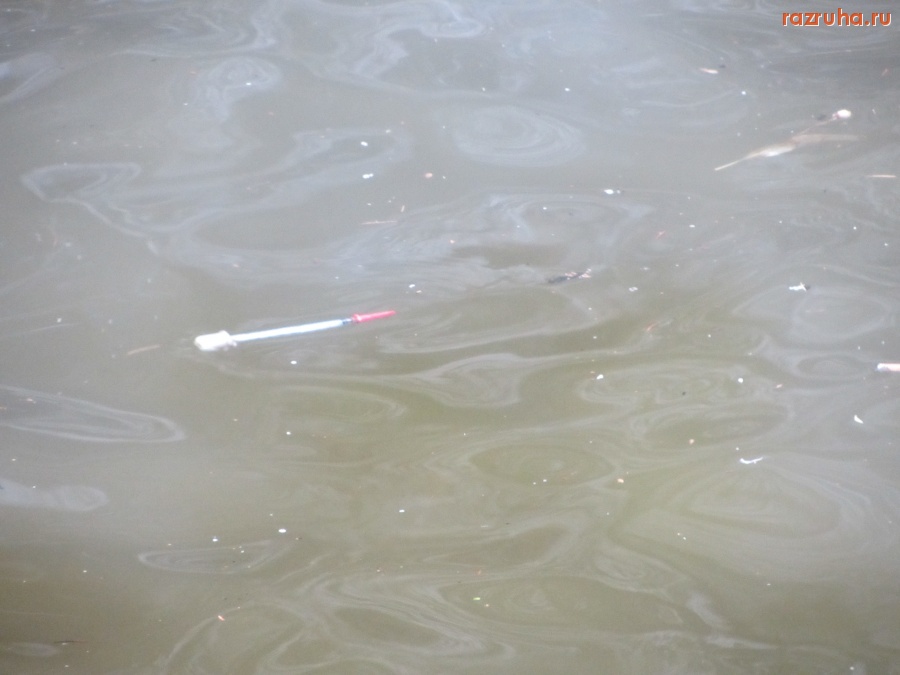 Прага - Мусор в реке Влтаве