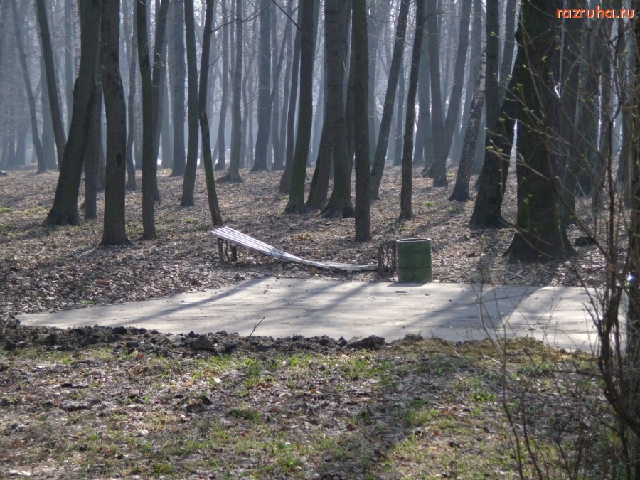 Воскресенск - Лавочка в городском парке!