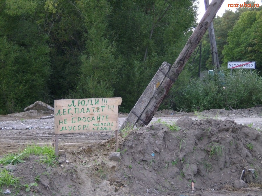 Воскресенск - Место  свалки мусора!