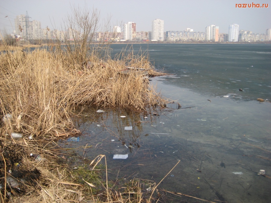 Киев - Весна на озере Вырлица.