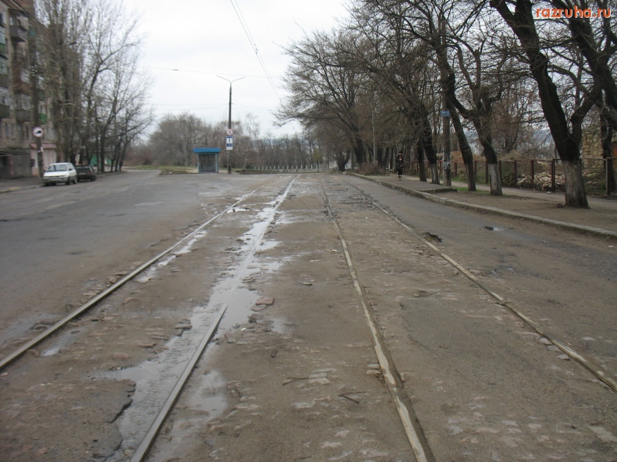 Николаев - Трамвайные пути в районе яхт-клуба 2