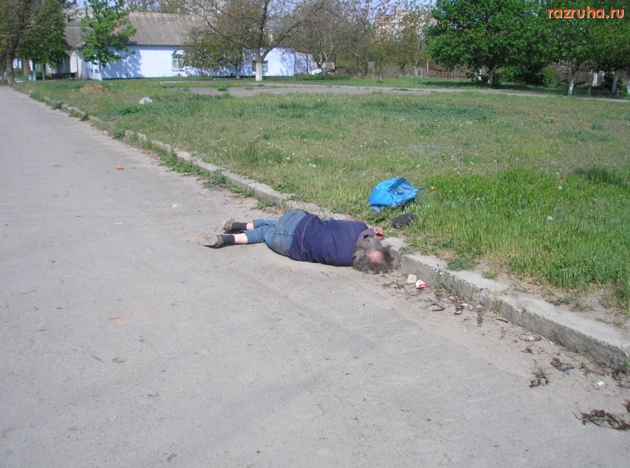 Николаев - пьянь под бардюром