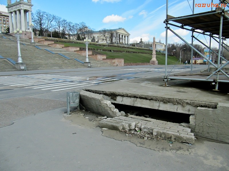 Волгоград - Сцена на центральной набережной