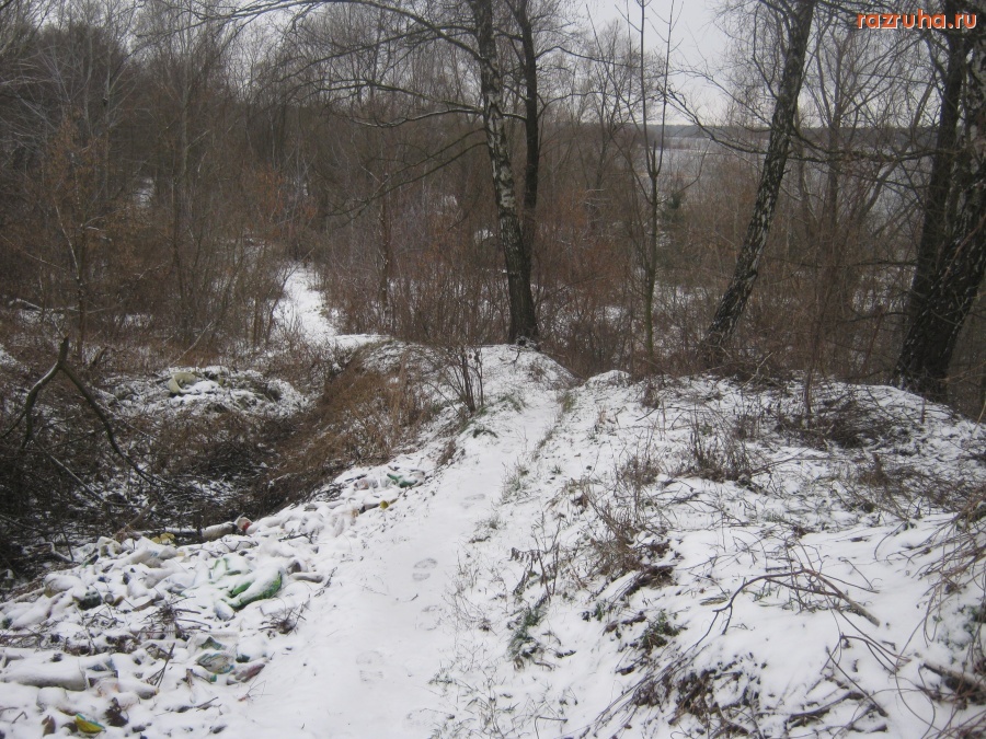 Мозырь - Пейзаж с видом на помойку.
