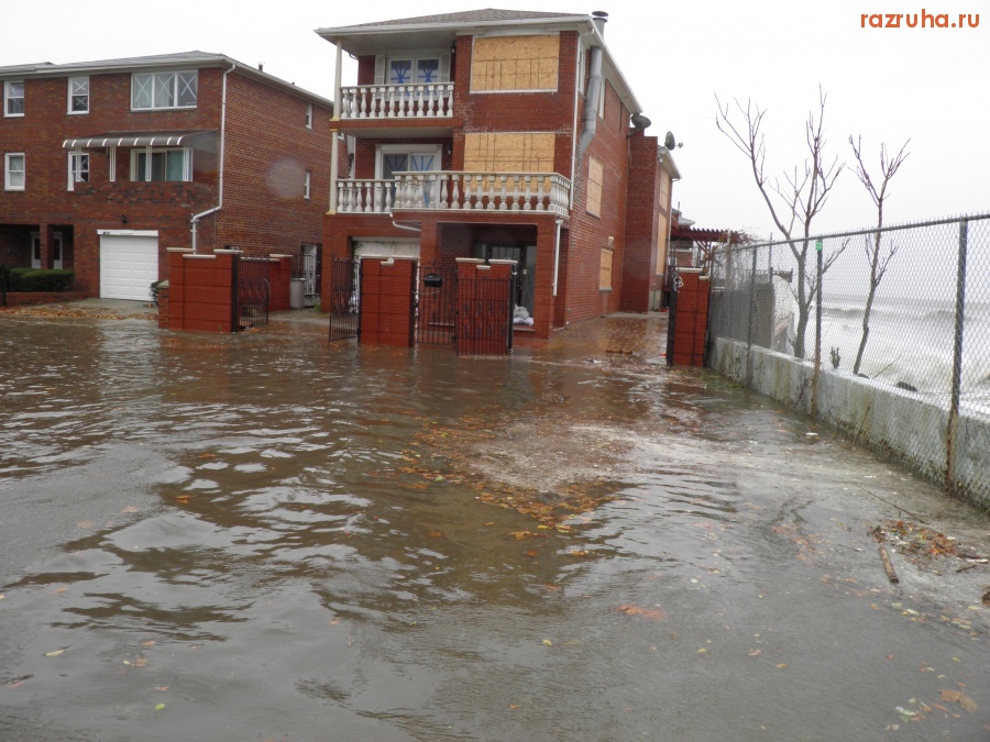 Нью-Йорк - наводнение в нью йорке