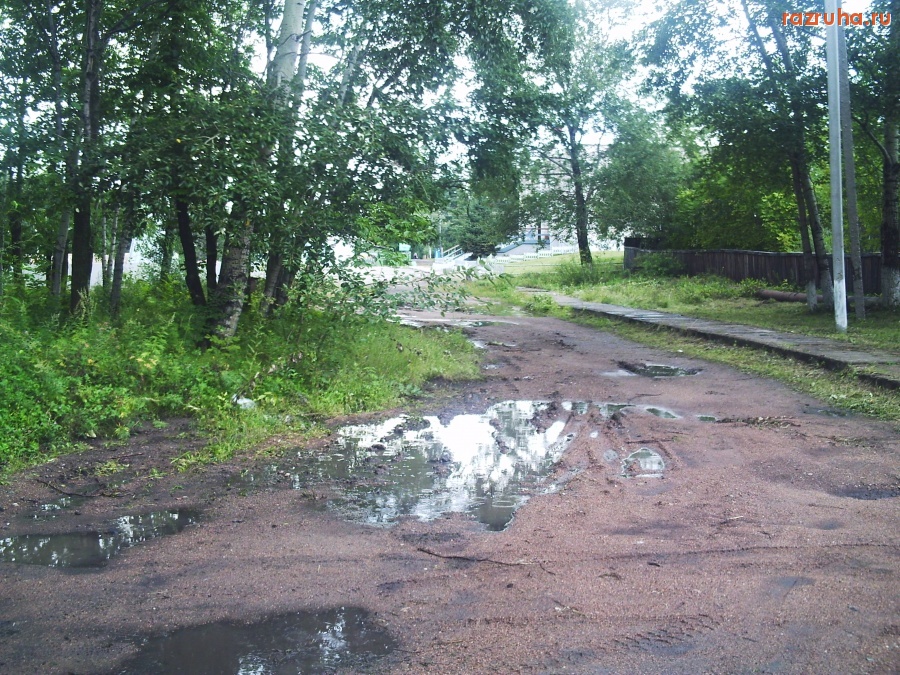 Архара - дорога к площади