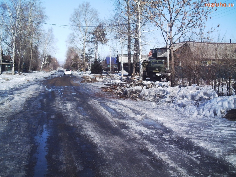 Архара - снег тает