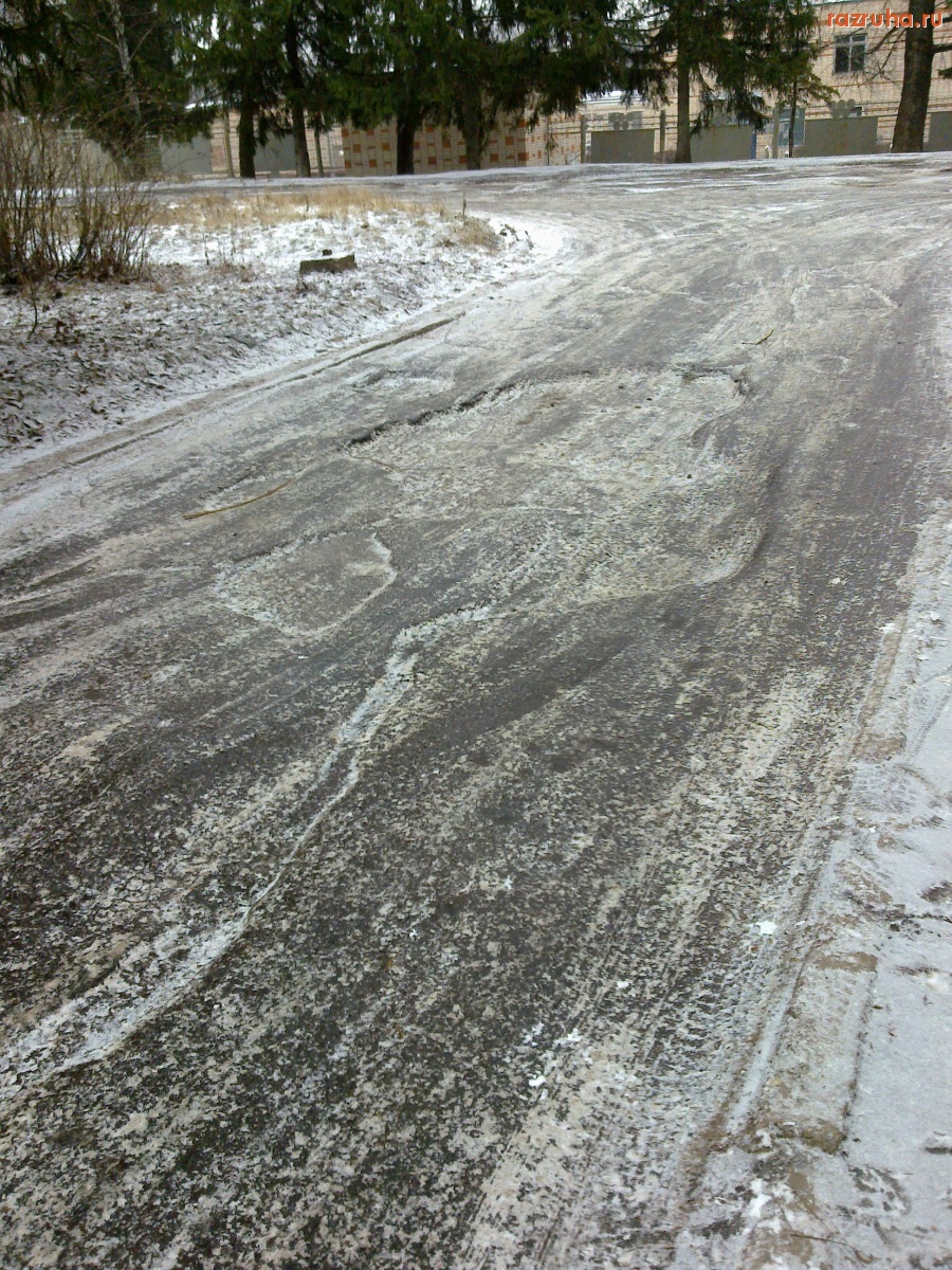 Чернецкое - главная улица и съезды на второстепенные в Чехов-7