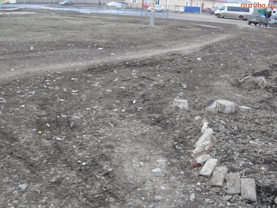 Чишмы - Клумба недалеко от автовокзала