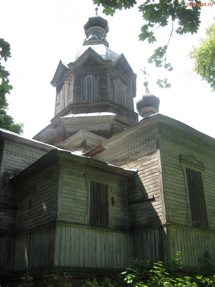 Климово - Заброшенная церковь в Крапивне