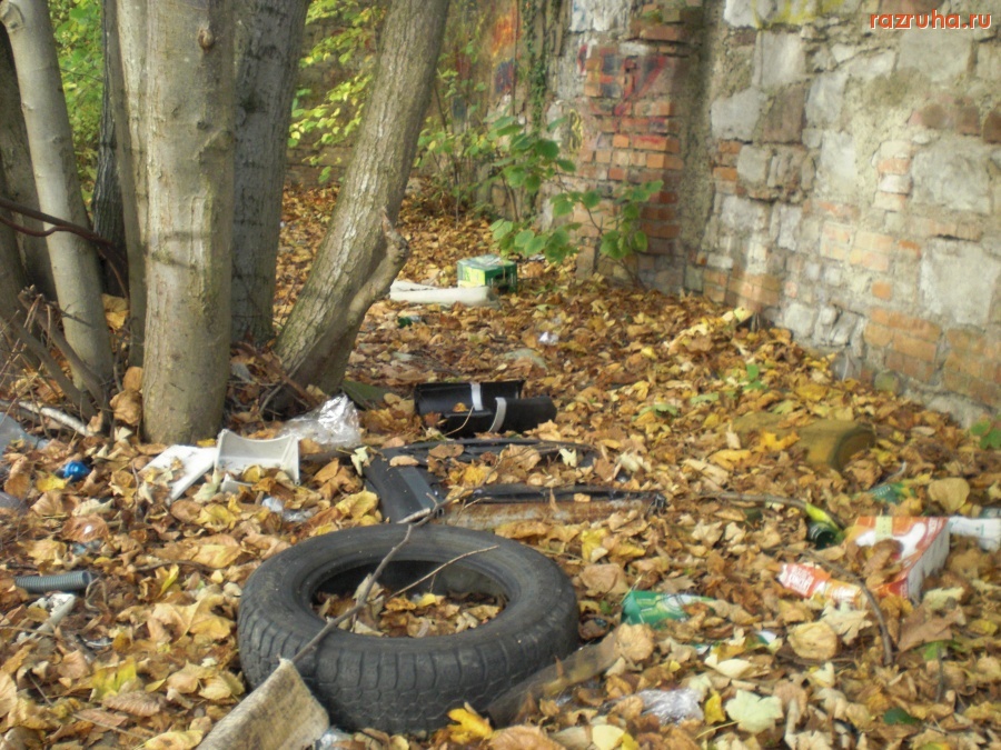 Франция - пустырь стал свободным мусором