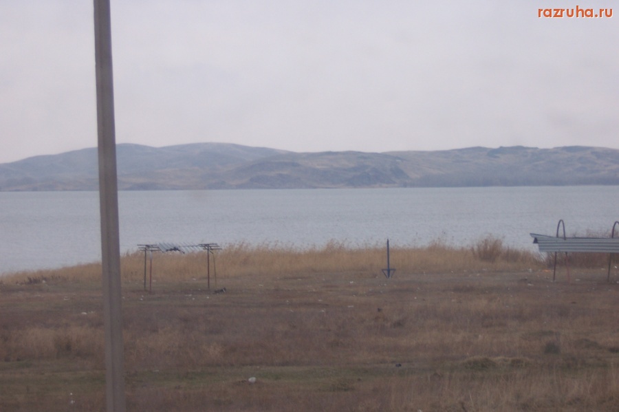 Темиртау - пляж на озере