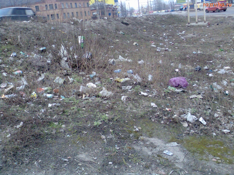 Курск - Мусор на Песковской!