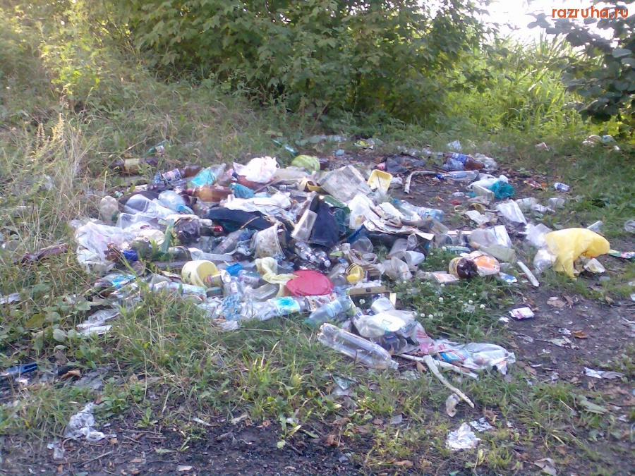 Курск - Мусор под Сеймским мостом